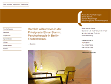 Tablet Screenshot of praxis-stamm.eu